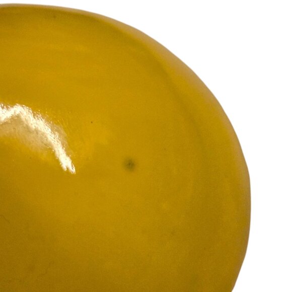 Glass Pear Handcrafted Yellow Green Fruit Figurine Sculpture 4 Inch - Picture 8 of 16